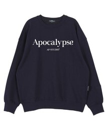 アポカリプスオーバーサイズドロップショルダースウェット_ネイビー
