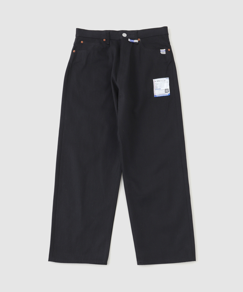BAYCREW'S DEPO（ベイクルーズデポ）の「IN STRU(MEN-TAL) / インストルメンタル SELVAGE DENIM BAGGY PANTS（デニムパンツ・メンズ・ブラック/ネイビー・48/46/44）」の2枚目の写真