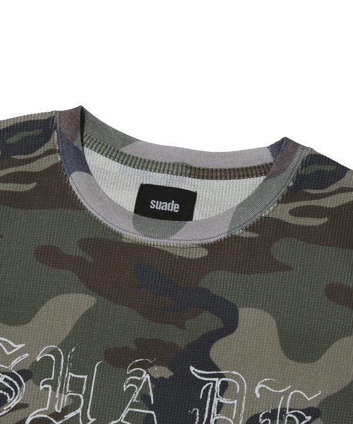 suade（スエード）の「THERMAL CAMO TEE [CAMO]（Tシャツ/カットソー・レディース・その他・MEDIUM/LARGE/X-LARGE）」の3枚目の写真
