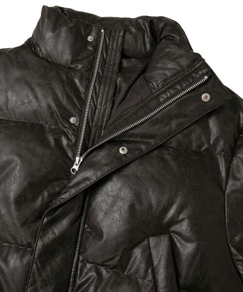 Green Parks(グリーンパークス)の「・swing by ビンテージソフトレザーブルゾン(ブルゾン・レディース・ブラック/ブラウン・FREE)」の13枚目の写真