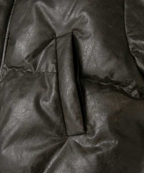 Green Parks(グリーンパークス)の「・swing by ビンテージソフトレザーブルゾン(ブルゾン・レディース・ブラック/ブラウン・FREE)」の10枚目の写真