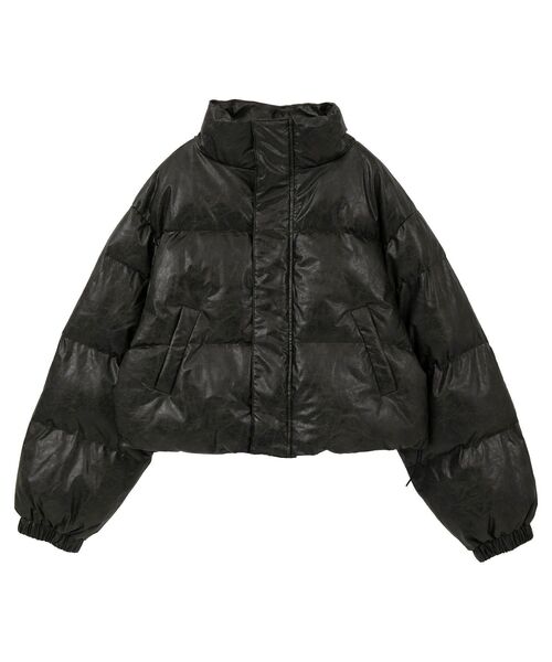 Green Parks(グリーンパークス)の「・swing by ビンテージソフトレザーブルゾン(ブルゾン・レディース・ブラック/ブラウン・FREE)」の4枚目の写真