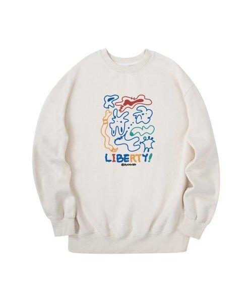 RADINEO(ラディネオ)の「リバティ メンズ スウェットクリーム(スウェット・メンズ・その他・X-LARGE/MEDIUM/LARGE)」の1枚目の写真