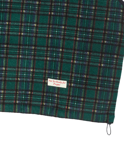 Beyond Closet（-）の「[COLLECTION LINE] レトロチェックユニークロゴハーフジップフリースグリーン（ベスト・メンズ・その他・MEDIUM/LARGE）」の8枚目の写真