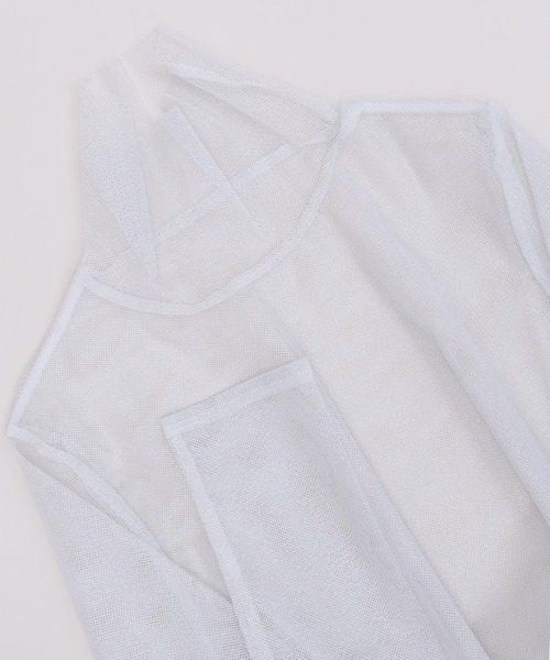 I am I in fact...(アイアムアイインファクト)の「パワーネットチュール インナー(Tシャツ/カットソー・レディース・シルバー/ゴールド/グリーン/ピンク/サックスブルー・FREE)」の1枚目の写真