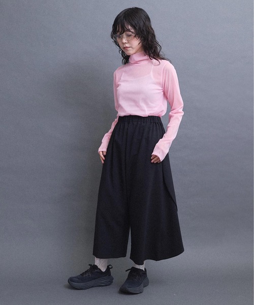 I am I in fact...(アイアムアイインファクト)の「パワーネットチュール インナー(Tシャツ/カットソー・レディース・シルバー/ゴールド/グリーン/ピンク/サックスブルー・FREE)」の21枚目の写真