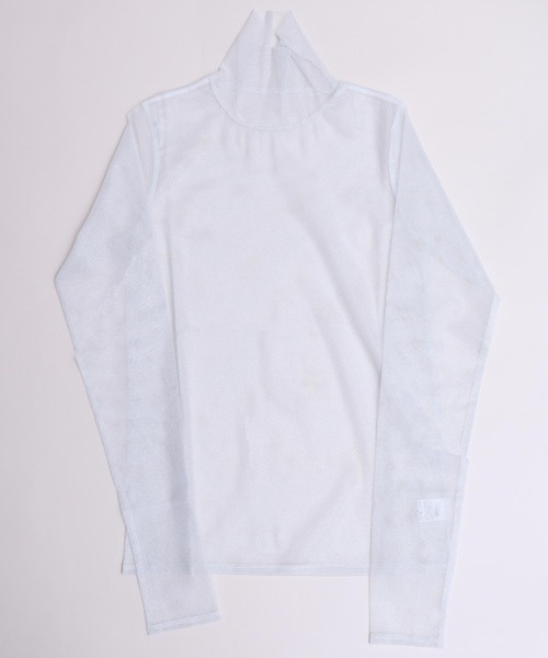 I am I in fact...(アイアムアイインファクト)の「パワーネットチュール インナー(Tシャツ/カットソー・レディース・シルバー/ゴールド/グリーン/ピンク/サックスブルー・FREE)」の18枚目の写真