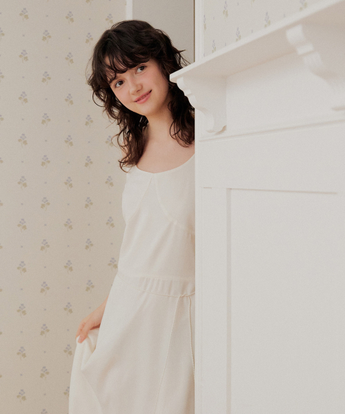 ADAUL(アダウル)の「Jacquard rope belt long dress - ivory(ワンピース・レディース・アイボリー・SMALL/MEDIUM)」の3枚目の写真