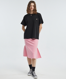 ポケットラウンドTシャツ[ブラック]