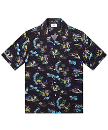 THESHIRTHOUSE（ザシャツハウス）の「Hawaiian Shirt Aloha Land - Black（シャツ/ブラウス）」