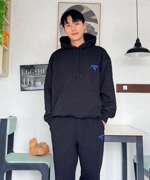 DOLPHIN WAVE APPAREL(ドルフィンウェーブアパレル)の「ドルフィンチェーン刺繍裏起毛フードブラック(パーカー・メンズ・その他・MEDIUM/LARGE/X-LARGE)」の21枚目の写真