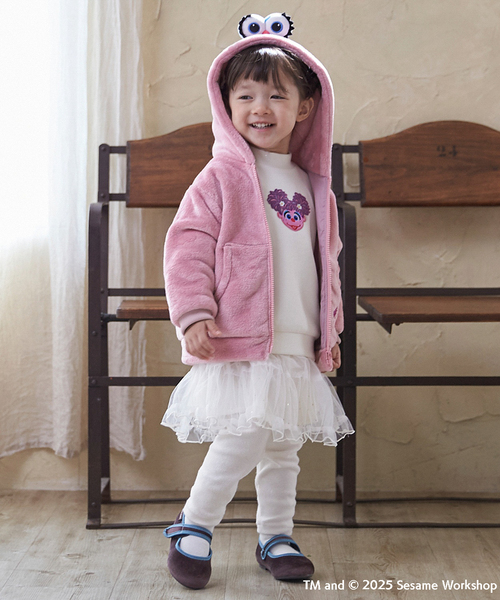 petit main（プティマイン）の「【SESAME STREET】もこもこパーカー（パーカー・キッズ・レッド/ブルー/ピンク・80ｃｍ/90cm/130cm/120cm/100cm/110cm）」の7枚目の写真