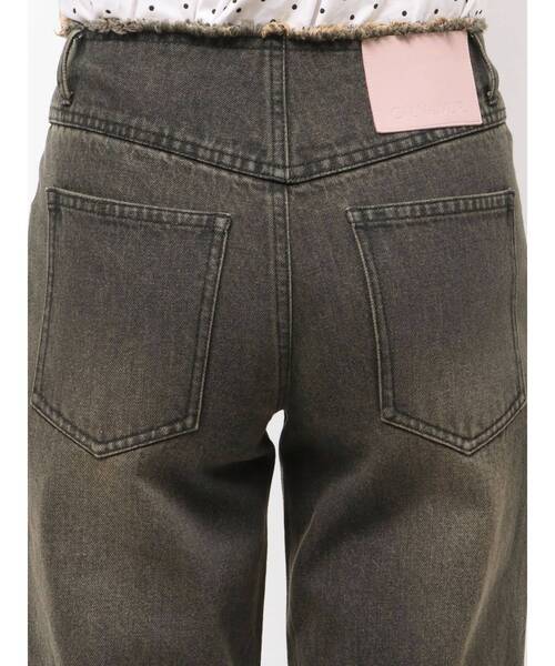 CALNAMUR(カルナムール)の「ローライズフレアデニムパンツ(その他パンツ・レディース・ライトブルー/ブラック・SMALL/MEDIUM)」の14枚目の写真