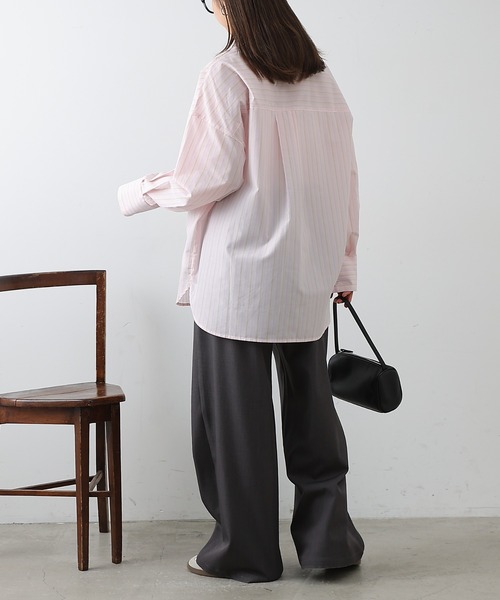 COLONY 2139（コロニートゥーワンスリーナイン）の「ボリュームビッグシャツ（シャツ/ブラウス・レディース・オフホワイト/ブルー/サックスブルー/ピンク・FREE）」の16枚目の写真