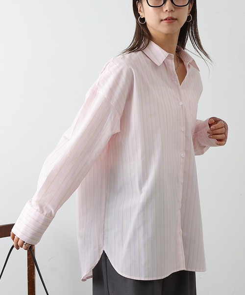 COLONY 2139（コロニートゥーワンスリーナイン）の「ボリュームビッグシャツ（シャツ/ブラウス・レディース・オフホワイト/ブルー/サックスブルー/ピンク・FREE）」の13枚目の写真