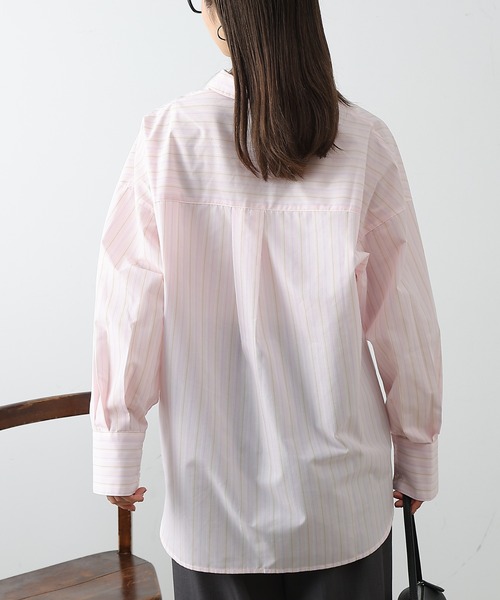 COLONY 2139（コロニートゥーワンスリーナイン）の「ボリュームビッグシャツ（シャツ/ブラウス・レディース・オフホワイト/ブルー/サックスブルー/ピンク・FREE）」の12枚目の写真