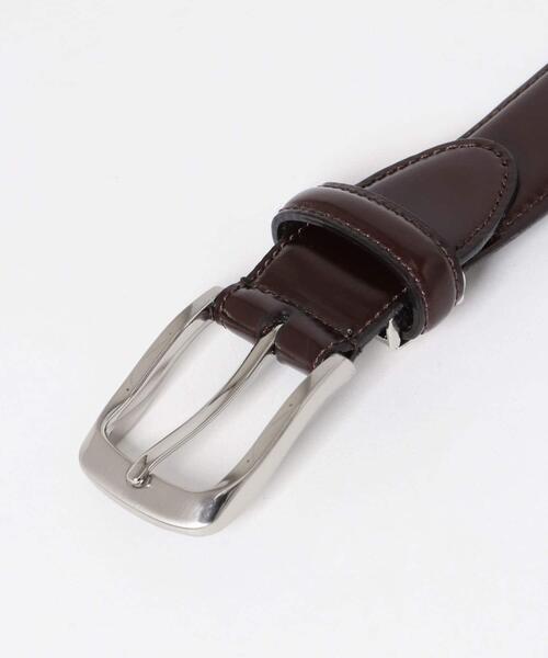 URBAN RESEARCH DOORS(アーバンリサーチドアーズ)の「LIFE STYLE TAILOR コードバンベルト(ベルト・メンズ・ブラウン/ブラック・FREE)」の5枚目の写真