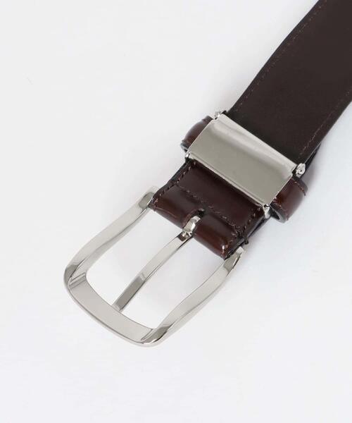 URBAN RESEARCH DOORS(アーバンリサーチドアーズ)の「LIFE STYLE TAILOR コードバンベルト(ベルト・メンズ・ブラウン/ブラック・FREE)」の4枚目の写真