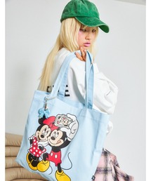 【little sunny bite Disney collection】micky & minnie selfie tote bag