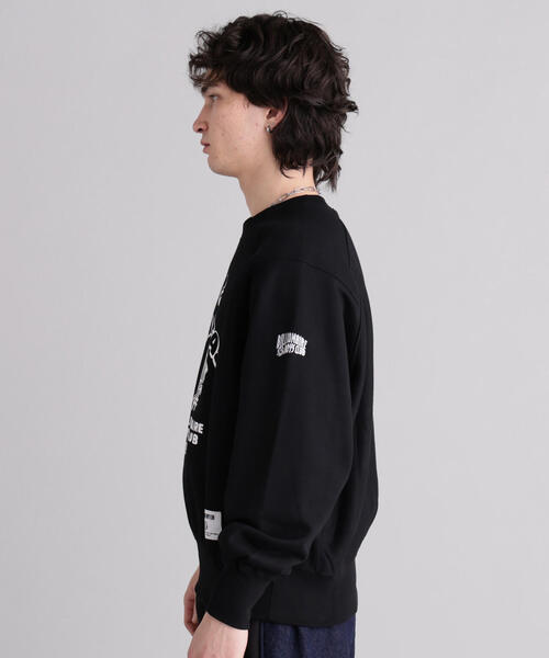 BILLIONAIRE BOYS CLUB(ビリオネア・ボーイズ・クラブ)の「MANASTASHxBILLIONAIRE BOYS CLUB/ビリオネア・ボーイズ・クラブ/BBC MANA SWEAT(スウェット・メンズ・グレー系その他3/ブラック・L/M/S/XL)」の4枚目の写真