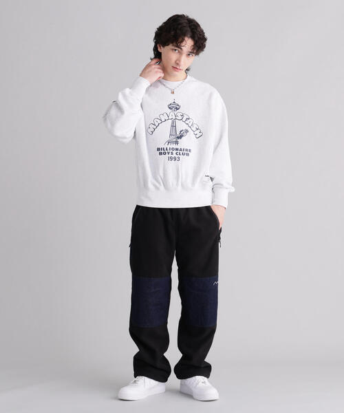 BILLIONAIRE BOYS CLUB(ビリオネア・ボーイズ・クラブ)の「MANASTASHxBILLIONAIRE BOYS CLUB/ビリオネア・ボーイズ・クラブ/BBC MANA SWEAT(スウェット・メンズ・グレー系その他3/ブラック・L/M/S/XL)」の11枚目の写真