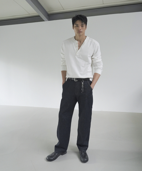 SIIIIDO(シド)の「ARMOR GOAT HENRYNECK LONGSLEEVE(WHITE)(Tシャツ/カットソー・メンズ・その他・2/1/3/4)」の4枚目の写真