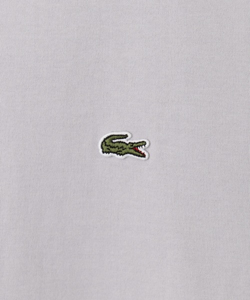 LACOSTE(ラコステ)の「【LACOSTE】ワンポイントロゴ フレンチスリーブTシャツ TF024-J-99(Tシャツ/カットソー・レディース・ライトグレー/ブラック/アイボリー・S/M)」の13枚目の写真