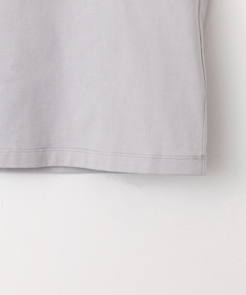LACOSTE(ラコステ)の「【LACOSTE】ワンポイントロゴ フレンチスリーブTシャツ TF024-J-99(Tシャツ/カットソー・レディース・ライトグレー/ブラック/アイボリー・S/M)」の15枚目の写真