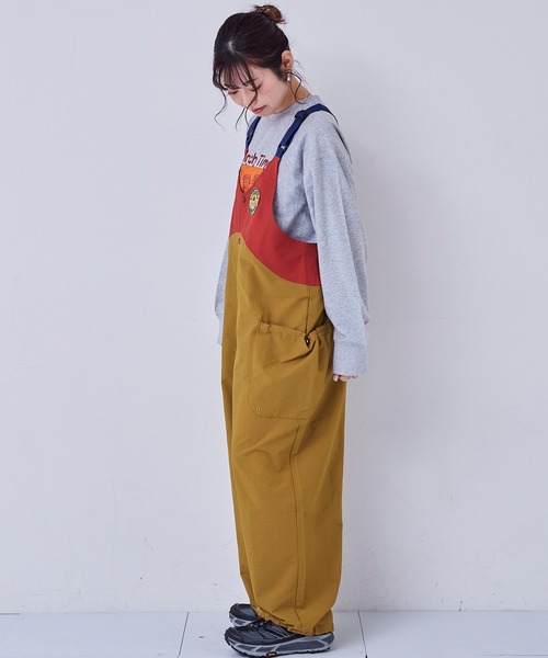 MARKEY'S（マーキーズ）の「キャンプサロペット/おとな（サロペット/オーバーオール・レディース・イエロー系その他/カーキ/グレー・160cm）」の8枚目の写真