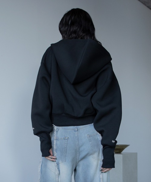 VACANCY（ヴァカンシー）の「ロゴ刺繍ダンボールZIPパーカー（パーカー・レディース・グレー/ブラック/ライトブルー/ネイビー・FREE）」の13枚目の写真