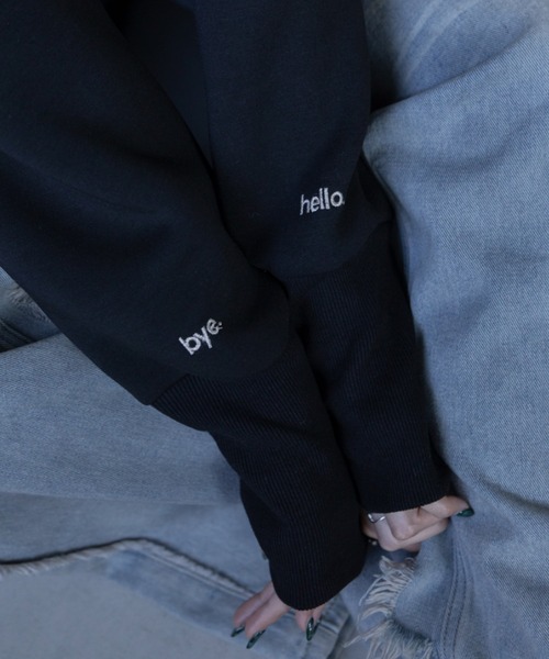 VACANCY（ヴァカンシー）の「ロゴ刺繍ダンボールZIPパーカー（パーカー・レディース・グレー/ブラック/ライトブルー/ネイビー・FREE）」の10枚目の写真