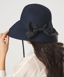 green label relaxing（グリーンレーベルリラクシング）の「2WAY 遮光ブリム リボン ハット UVケア（ハット）」
