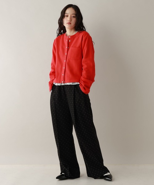 RAGEBLUE（レイジブルー）の「コンパクトクルーカーディガン（カーディガン/ボレロ・レディース・ブルー/ブラック/レッド・FREE）」の10枚目の写真