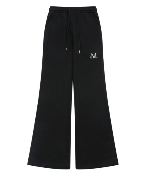 MUCENT(ムセント)の「ラマバンディングブーツカットスウェットパンツ(2カラー)(スウェットパンツ・レディース・ブラック/グレー・2/1)」の8枚目の写真