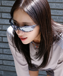 HANGLE EYEWEAR（ハングルアイウェア）の「[ゴーグルタイプ] ルセントSUN - グレー ミラー（スポーツグッズ）」