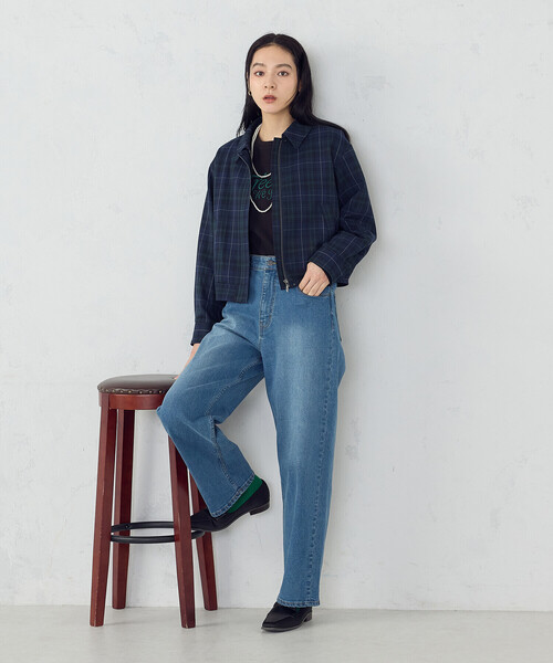 COMME CA ISM(コムサイズム)の「ロゴ ロンT(Tシャツ/カットソー・レディース・ホワイト/ブラック/サックスブルー・SMALL/MEDIUM/LARGE/X-LARGE)」の16枚目の写真