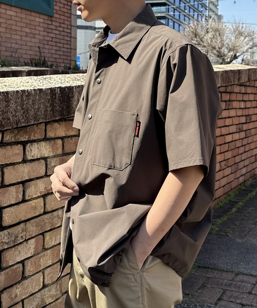 RED KAP(レッドキャップ)の「【RED KAP】限定商品 別注 セットアップシャツブルゾン(シャツ/ブラウス・メンズ・ブラック/カーキ/チャコールグレー・S/M/L/LL)」の3枚目の写真