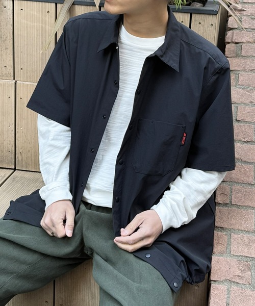 RED KAP(レッドキャップ)の「【RED KAP】限定商品 別注 セットアップシャツブルゾン(シャツ/ブラウス・メンズ・ブラック/カーキ/チャコールグレー・S/M/L/LL)」の5枚目の写真