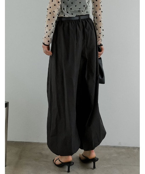 Re:EDIT（リエディ）の「[2026S/S COLLECTION][低身長/高身長サイズ有]タフタタックバルーンパンツ（その他パンツ・レディース・ブラック/グレイッシュベージュ/チャコールグレー・SHORT/MEDIUM/TALL/LARGE）」の18枚目の写真