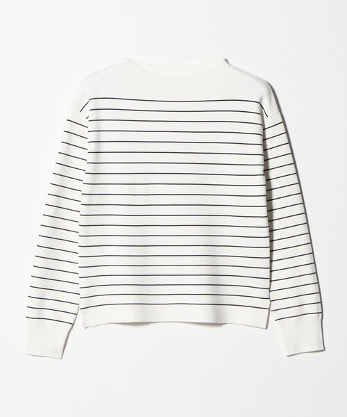 A DAY IN THE LIFE UNITED ARROWS(アデイインザライフユナイテッドアローズ)の「ミラノリブ ボトルネックニット ‐ウォッシャブル‐<A DAY IN THE LIFE>(ニット/セーター・レディース・その他2/ライトピンク/ライトブルー/ブラック・FREE)」の4枚目の写真