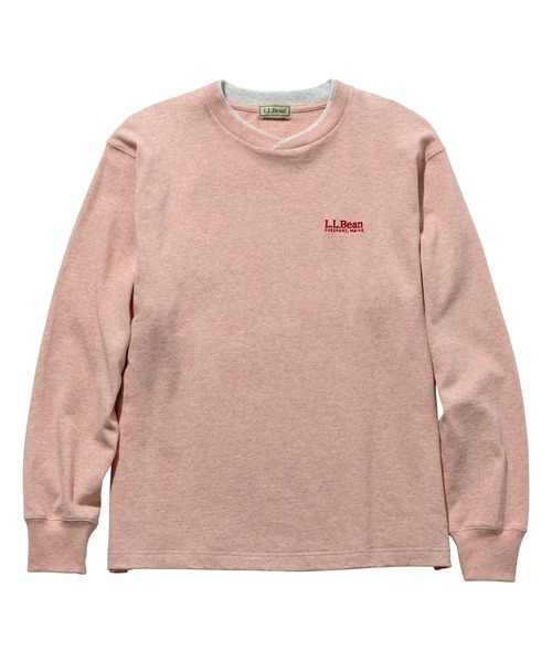 L.L.Bean（エルエルビーン）の「【JAPAN EDITION】ユニオン・ロングスリーブ・ティ（Tシャツ/カットソー・レディース・サックスブルー/レッド系/ライトグレー系/ライトグレー・MEDIUM）」の4枚目の写真