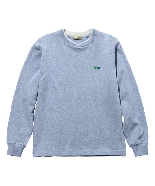 L.L.Bean（エルエルビーン）の「【JAPAN EDITION】ユニオン・ロングスリーブ・ティ（Tシャツ/カットソー・レディース・サックスブルー/レッド系/ライトグレー系/ライトグレー・MEDIUM）」の11枚目の写真