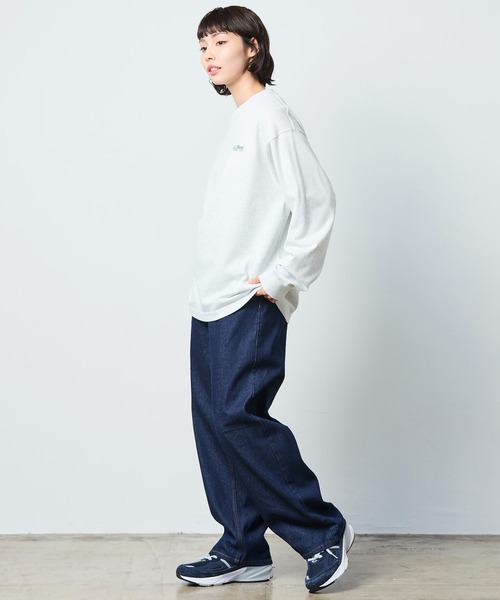 L.L.Bean（エルエルビーン）の「【JAPAN EDITION】ユニオン・ロングスリーブ・ティ（Tシャツ/カットソー・レディース・サックスブルー/レッド系/ライトグレー系/ライトグレー・MEDIUM）」の14枚目の写真