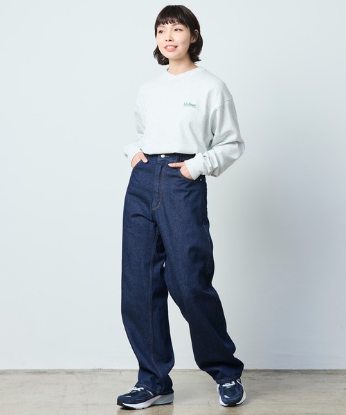 L.L.Bean（エルエルビーン）の「【JAPAN EDITION】ユニオン・ロングスリーブ・ティ（Tシャツ/カットソー・レディース・サックスブルー/レッド系/ライトグレー系/ライトグレー・MEDIUM）」の19枚目の写真