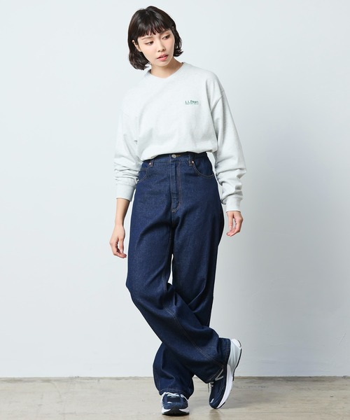 L.L.Bean（エルエルビーン）の「【JAPAN EDITION】ユニオン・ロングスリーブ・ティ（Tシャツ/カットソー・レディース・サックスブルー/レッド系/ライトグレー系/ライトグレー・MEDIUM）」の16枚目の写真