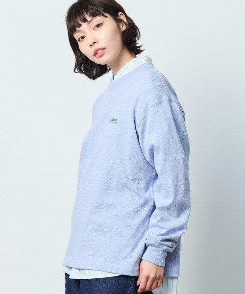 L.L.Bean（エルエルビーン）の「【JAPAN EDITION】ユニオン・ロングスリーブ・ティ（Tシャツ/カットソー・レディース・サックスブルー/レッド系/ライトグレー系/ライトグレー・MEDIUM）」の9枚目の写真