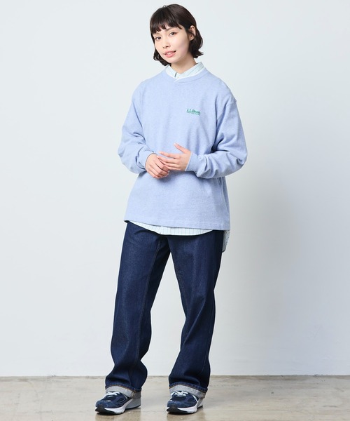 L.L.Bean（エルエルビーン）の「【JAPAN EDITION】ユニオン・ロングスリーブ・ティ（Tシャツ/カットソー・レディース・サックスブルー/レッド系/ライトグレー系/ライトグレー・MEDIUM）」の20枚目の写真