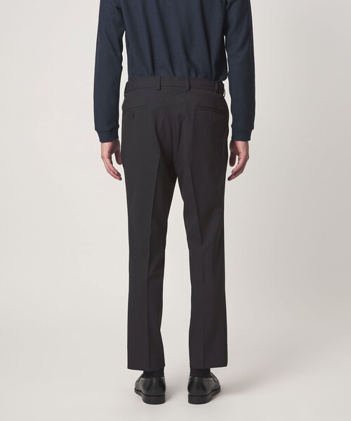 green label relaxing(グリーンレーベルリラクシング)の「A+ ポリエステル シャークスキン スタンダード イージー セットアップ パンツ スラックス -ウォッシャブル・ストレッチ-(スラックス・メンズ・ダークグリーン/ブラウン系/ネイビー・S/M/XL/L)」の10枚目の写真