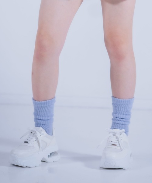 repipi armario（レピピ アルマリオ）の「クリアソールダッドスニーカー（スニーカー・キッズ・ホワイト/ブラック/サックスブルー/シルバー・SMALL/MEDIUM/LARGE）」の11枚目の写真