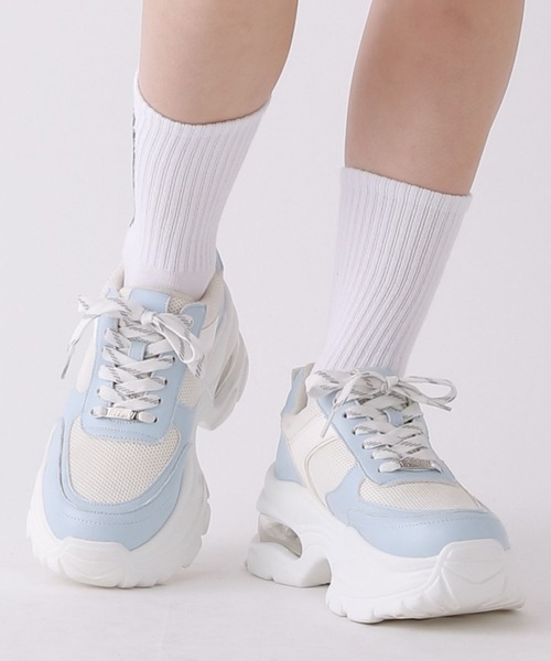 repipi armario（レピピ アルマリオ）の「クリアソールダッドスニーカー（スニーカー・キッズ・ホワイト/ブラック/サックスブルー/シルバー・SMALL/MEDIUM/LARGE）」の16枚目の写真